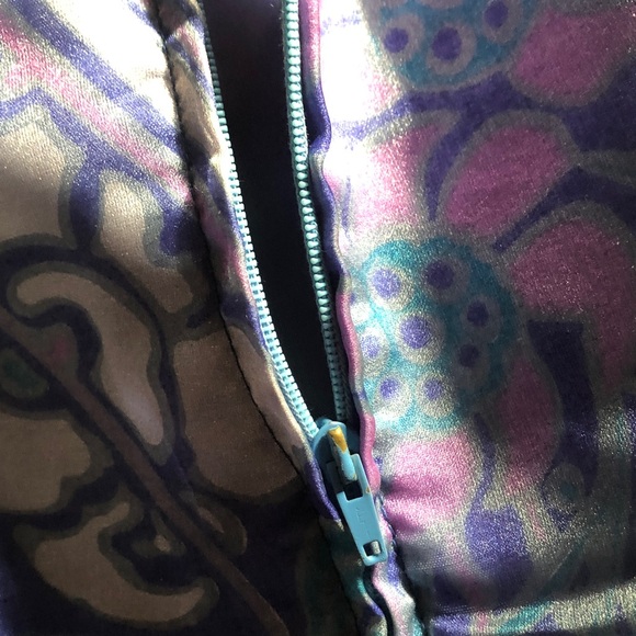 Vintage 1960s Pierre Cardin For Miss Selfridge One Sleeve Chiffon Cocktail Dress - Picture 7 of 9